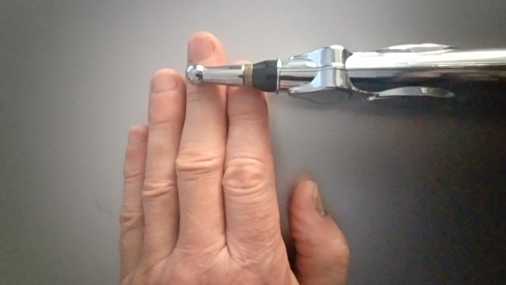 Ganglion cyst stimulator.
