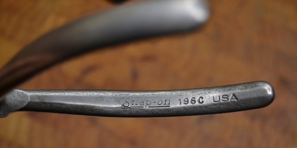 Vintage Snap-On 196C Needle Nose Pliers 7" Long Great shape