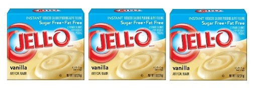 Jello Sugar Free Vanilla Instant Pudding & Pie Filling Mix 3 Pack
