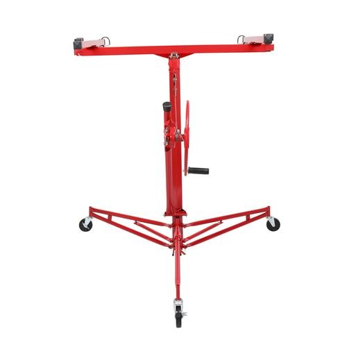 16' Drywall Lifter Panel Hoist Jack Rolling Caster Construction Lockable Tool