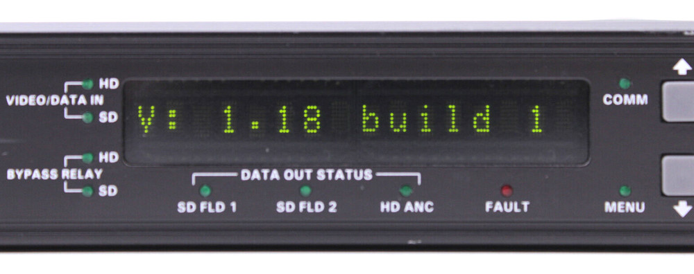 Evertz HD9084 HDTV Caption Encoder Power Tested