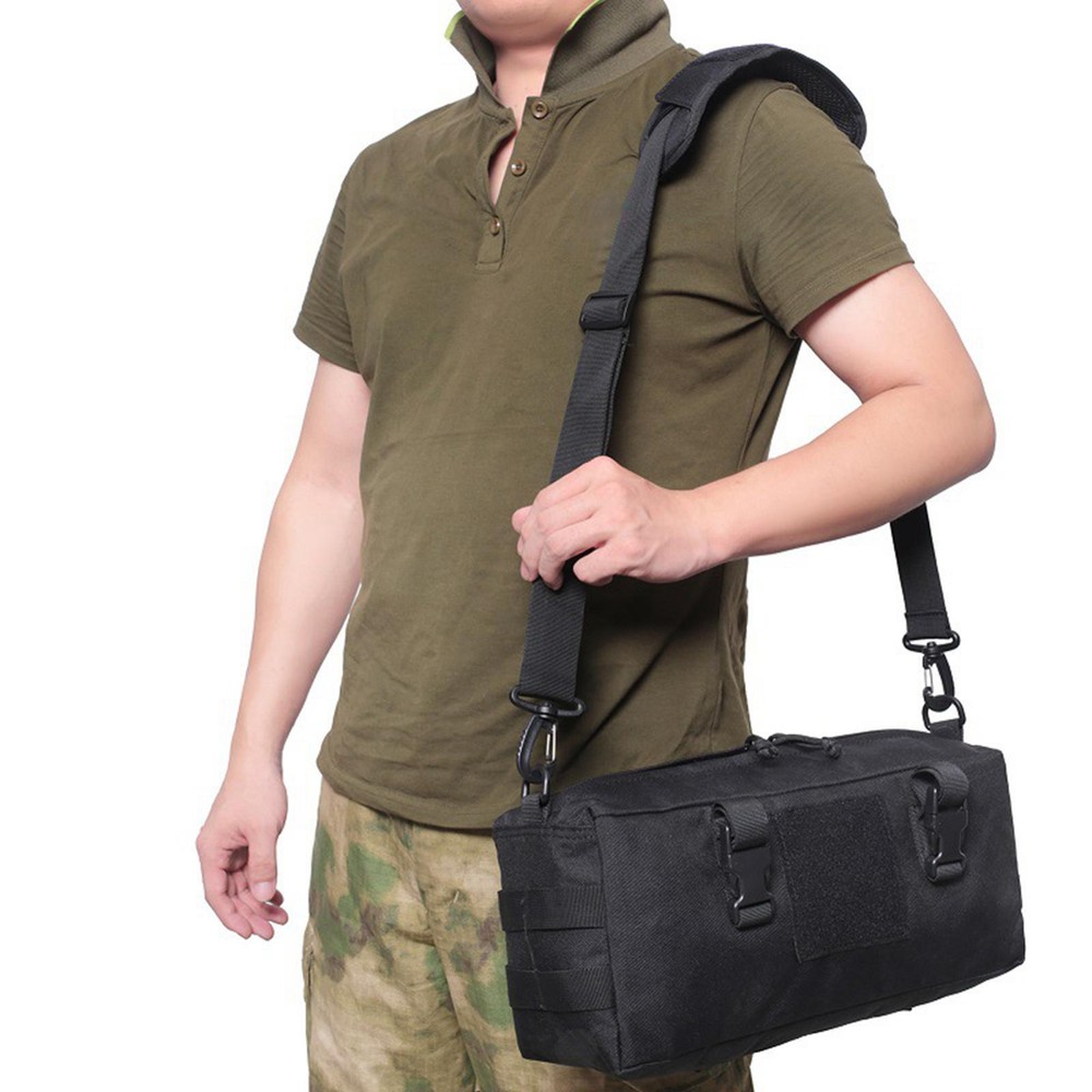 Black Adjustable Shoulder Strap Replacement with Thick Soft Pad Width 1.5in