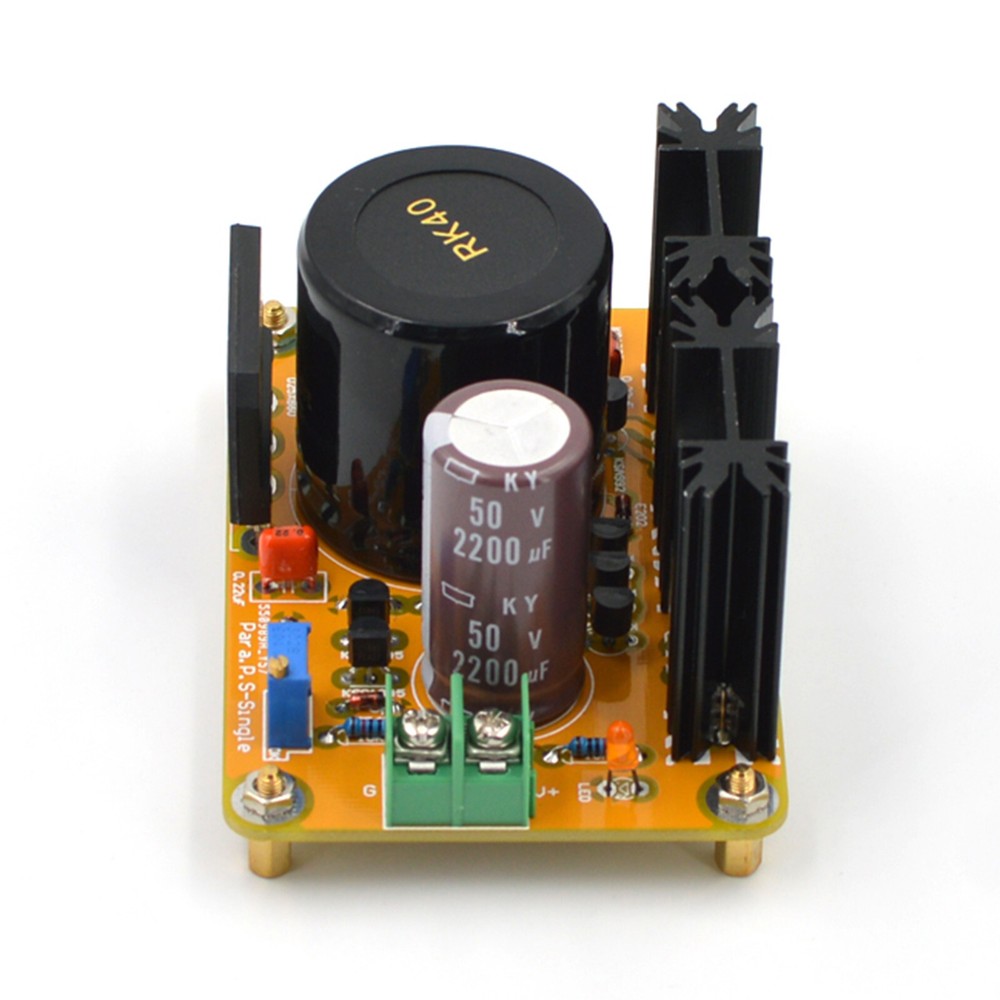Fully Discrete Parallel A Regulated Power Supply (Single Rail5V ～36V) Kit DIY