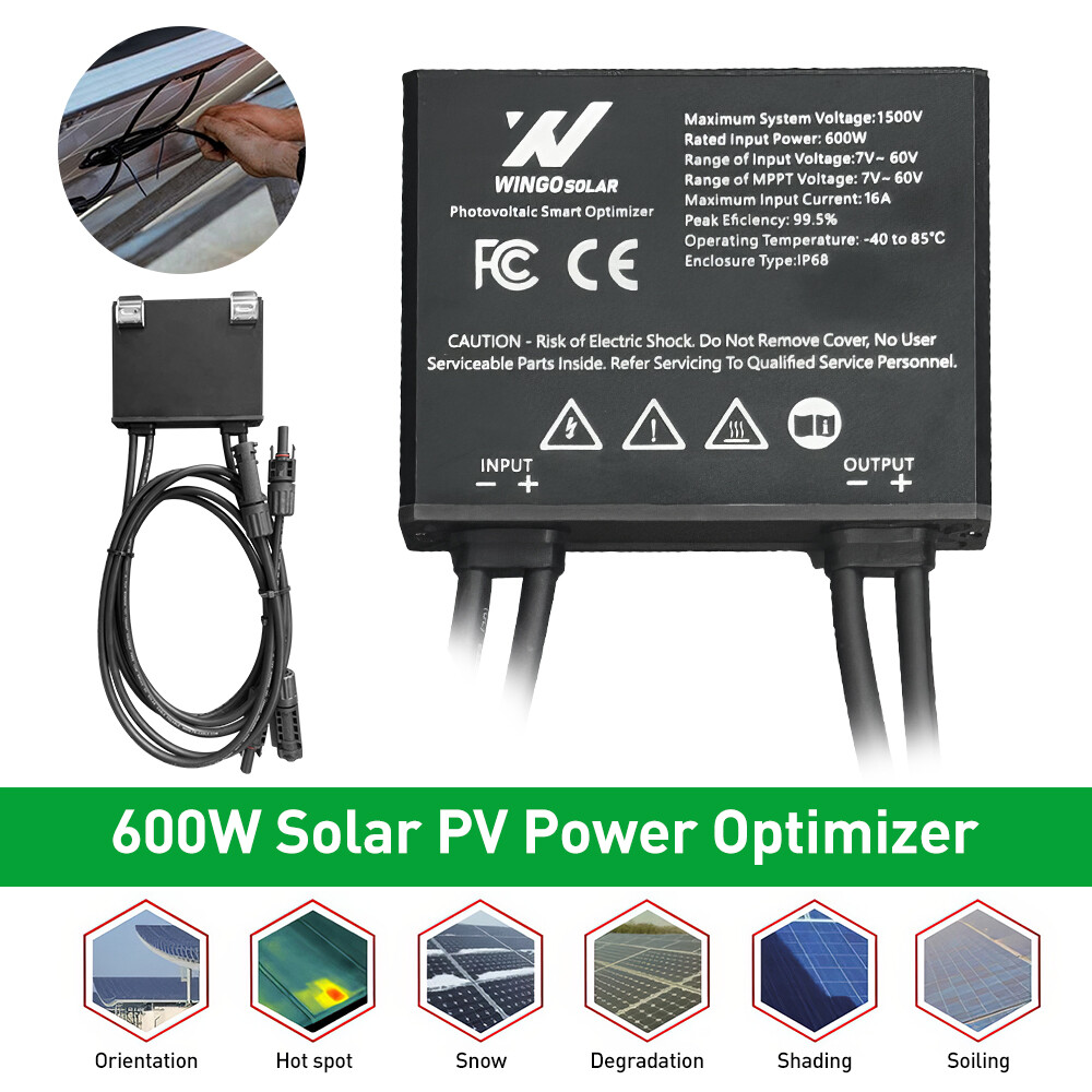 Integrated PV Power Optimizer 600W 60V Input Solar Optimizer MPPT Solar Optimize