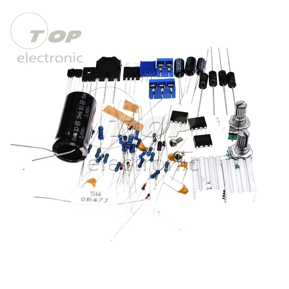 Red 0-30V 2mA-3A Continuously Adjustable DC Regulated Power Supply DIY Kit PCB