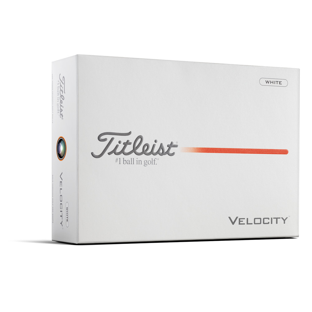TITLEIST VELOCITY WHITE 2026 GOLF BALL DOZEN