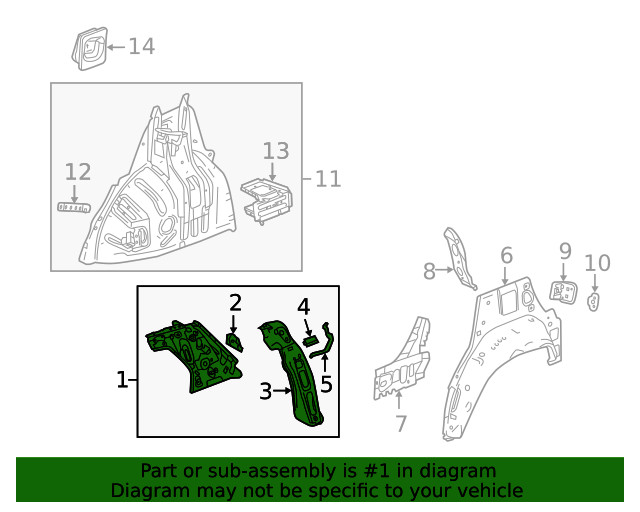 Genuine GM F Panel 95301206