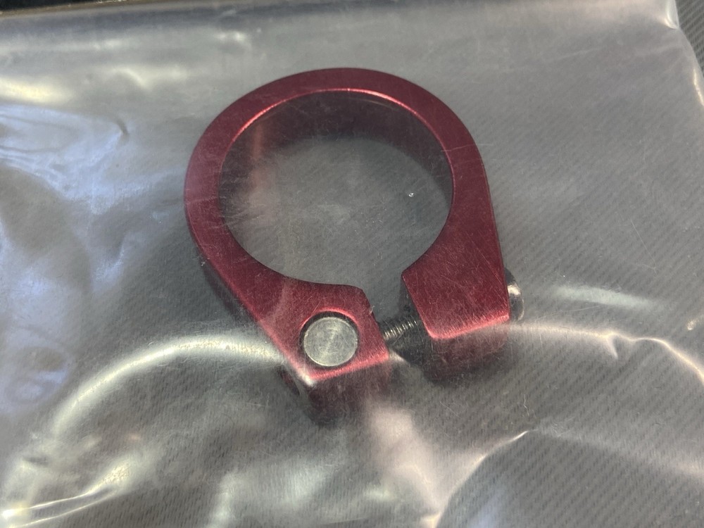 Crupi Seat Post Clamp 31.8 Red anodized