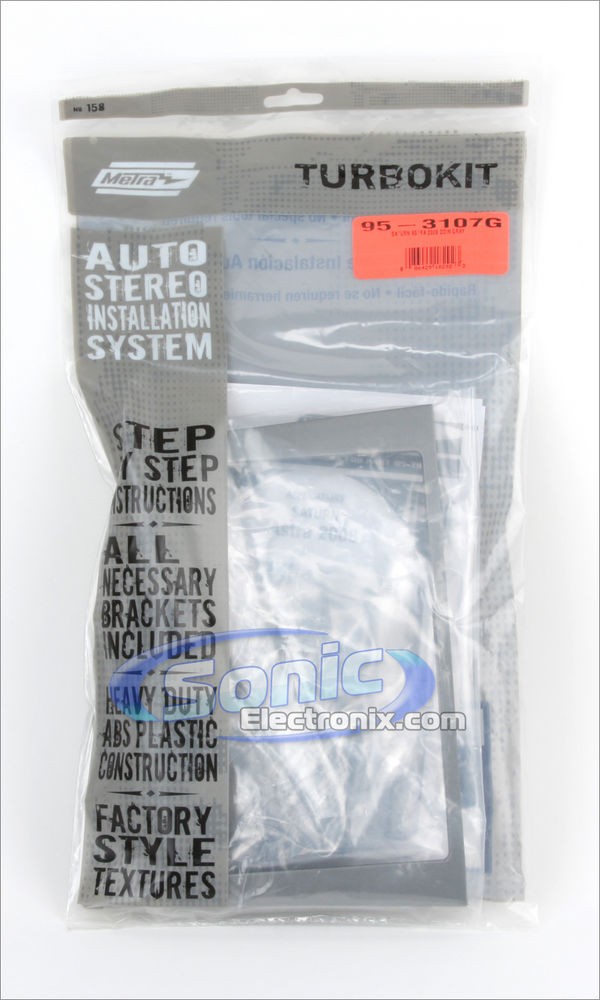 2008 Saturn Astra Metra 95-3107G Double-DIN Dash Kit