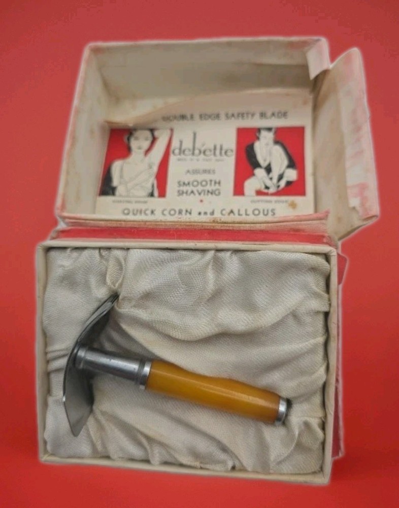 Debette Corn Safety Razor With Bakelite Handle