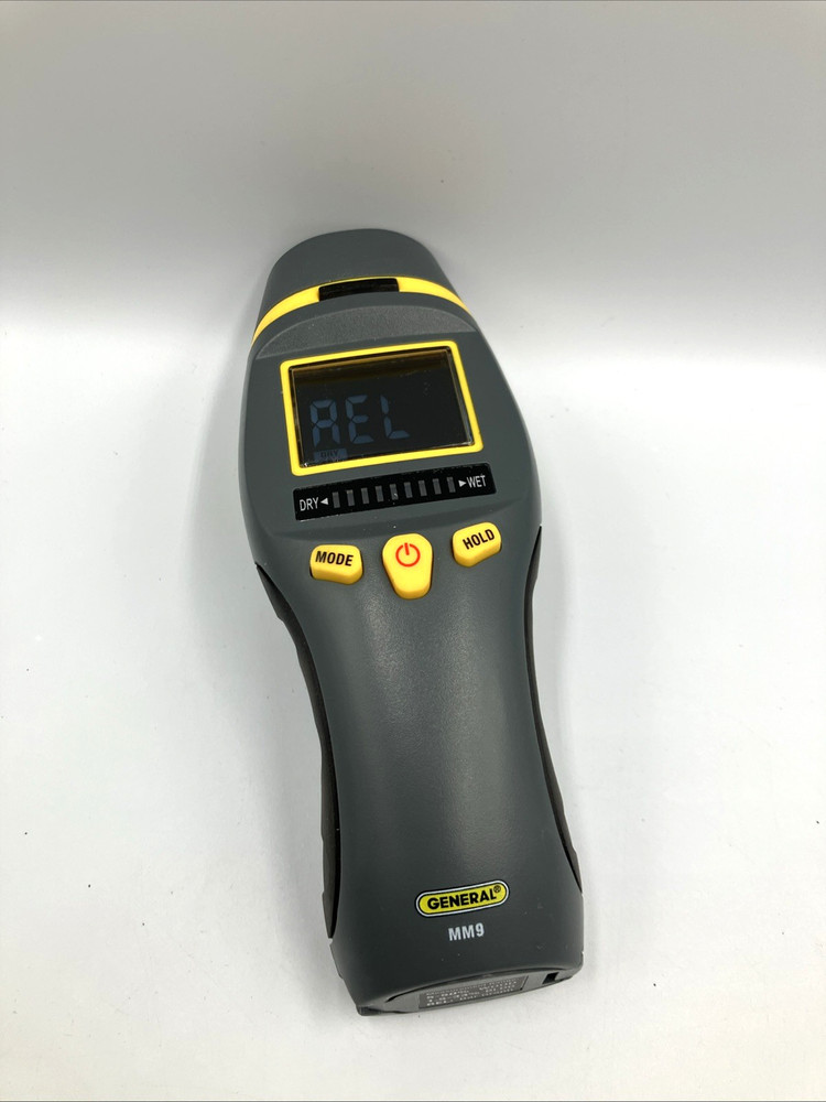 Used General MM9 Combo Moisture Meter Detect Pin + Pinless.