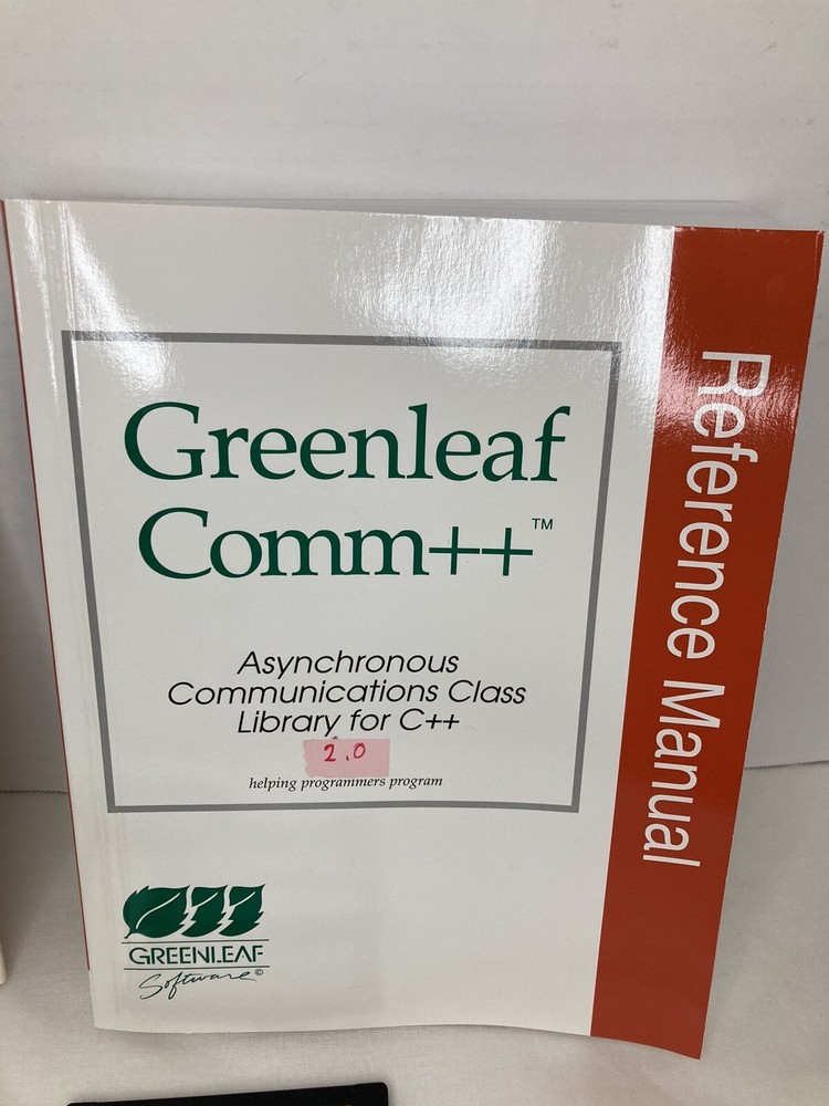 Greenleaf Software Comm ++ V2.0 Communication Library for C++ 1994 Programming