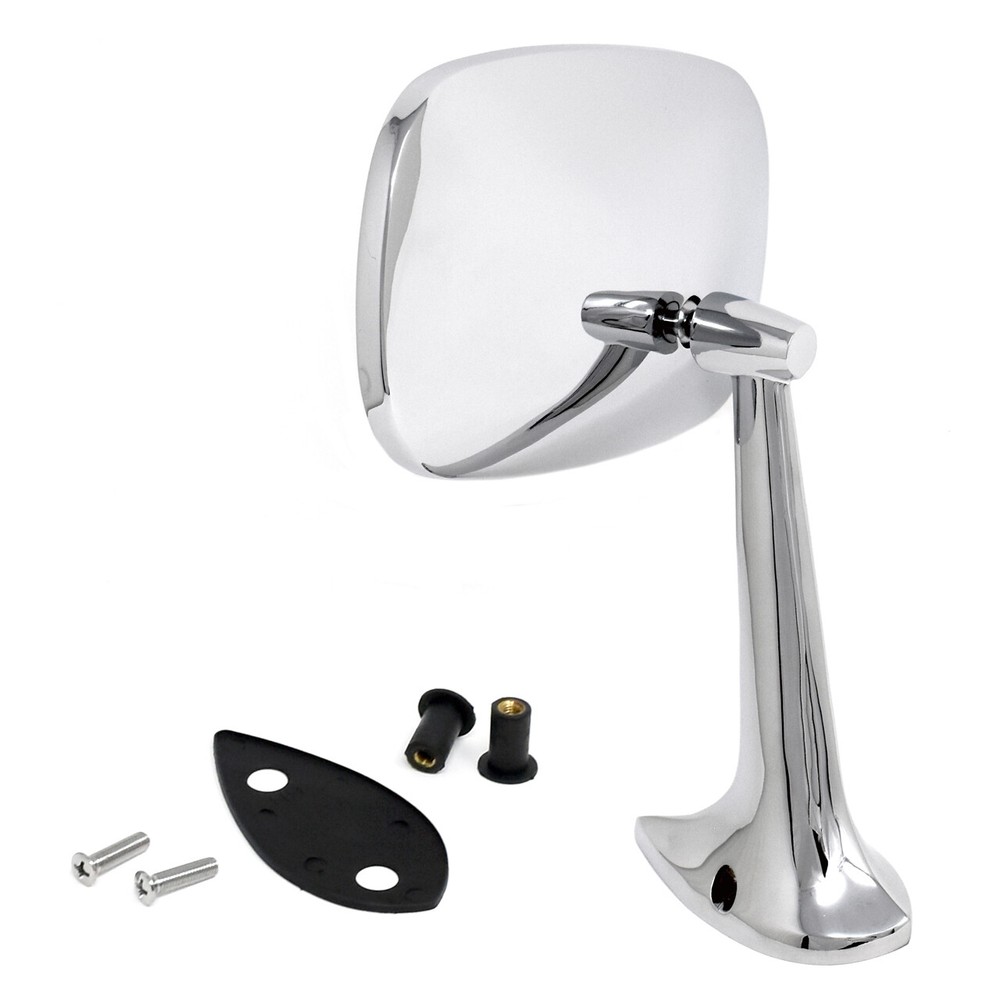 Outside Mirror Assembly Large Head RIGHT 1975-1979 Corvette