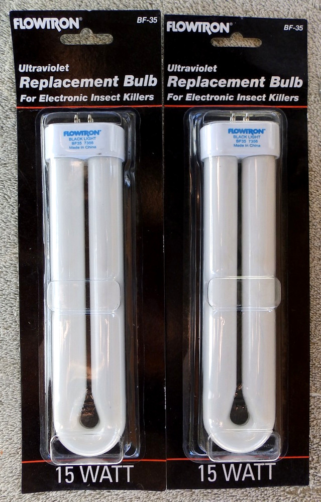Two Flowtron Ultraviolet BF-35 Replacement Bulb for Insect Killers Many Models