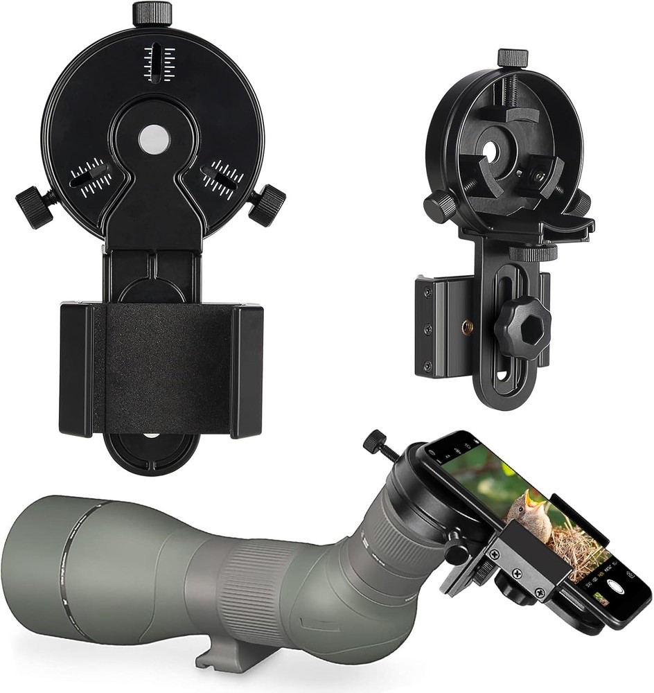 Upgrade Smartphone Scope Adapter Spotting Scope Phone Adapter Precision Metal