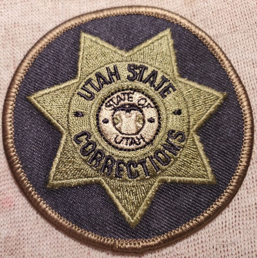 UT Utah State Corrections Patch (3In Diameter)