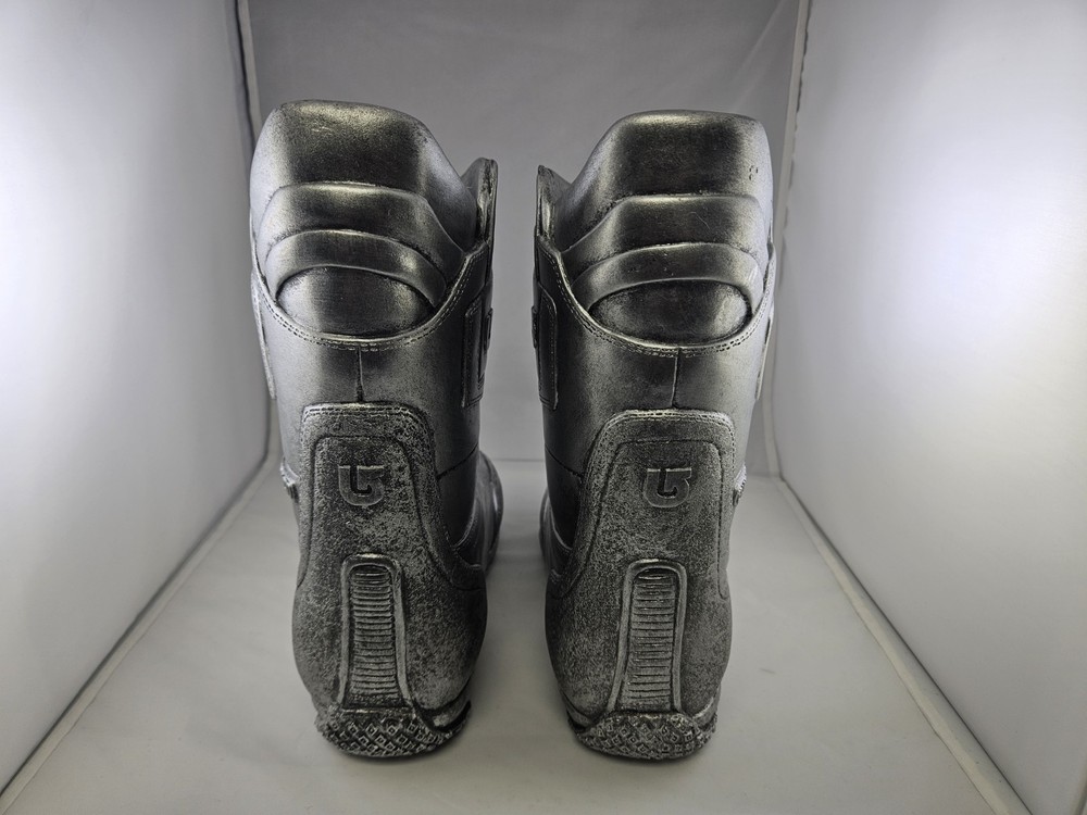 Burton Snowboard Boots (pair) Solid Cast Metal Display Advertisement 9"x4"x10.5"