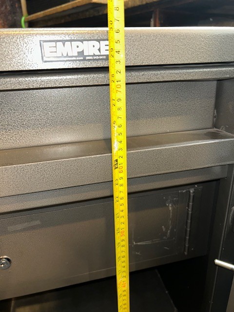 Empire Safe & Vault Mechanical Front Loading Depository Safe with Drop Slot Gray