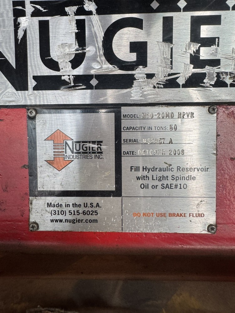 2008 Nuiger 50 ton hydraulic press