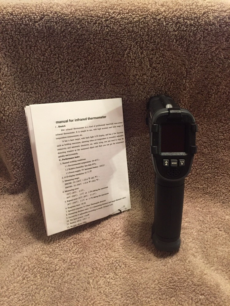 Digital IR Infrared Laser Thermometer 0.5 Second