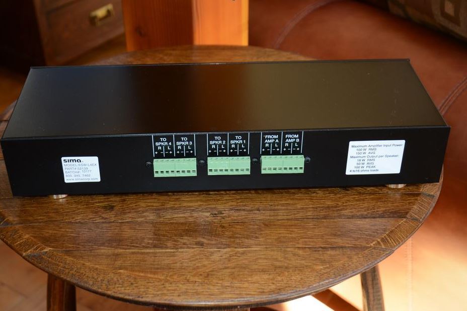 4-Pin Speaker / Source Selector Plug Xantech