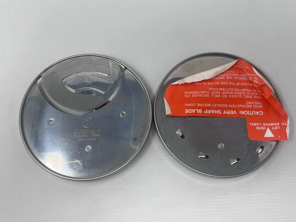 Cuisinart DLC-7 2 Discs for Food Processor Includes DLC-044 4mm DLC-037 M Grater