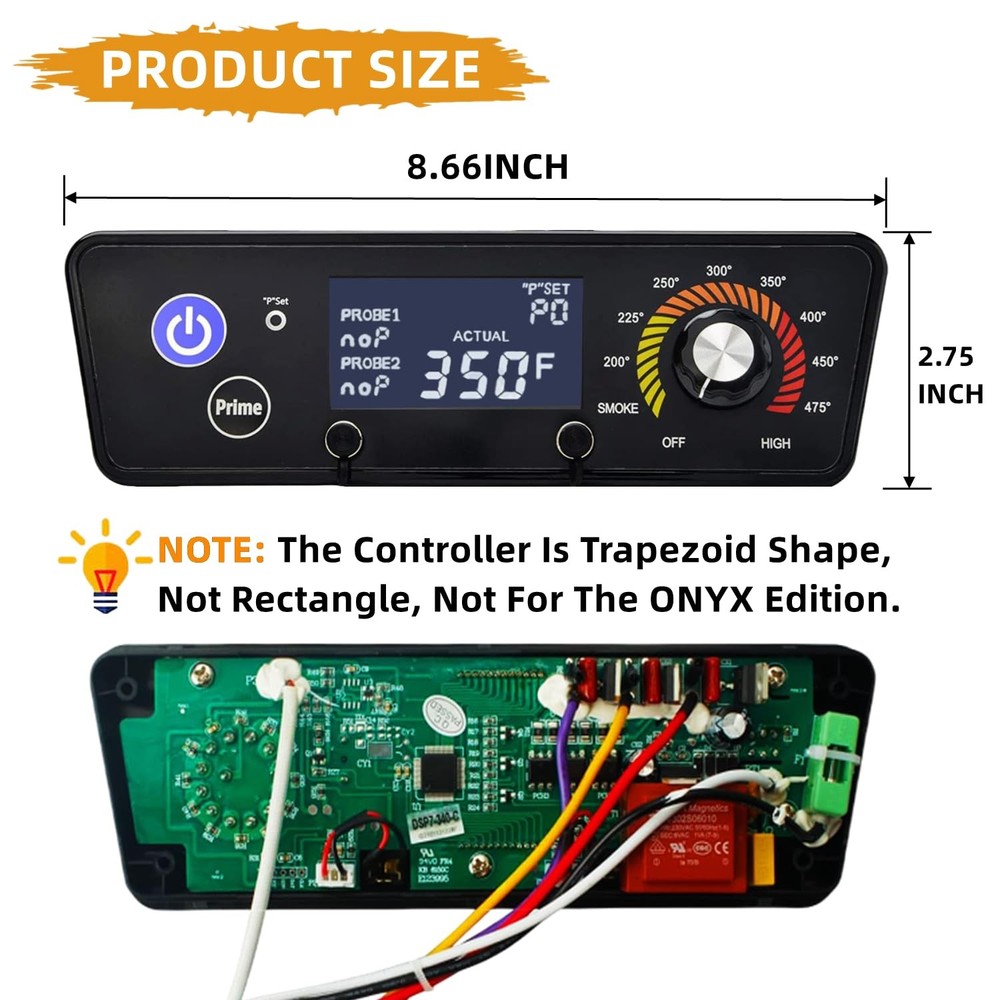 Upgraded Digital W/LCD Display Control Board Replacement Parts for Pit black