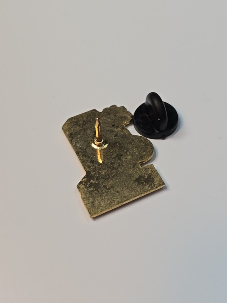 #1 Bowler With Smile Face Lapel Pin