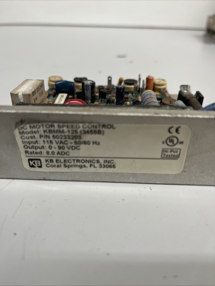 KB ELECTRONICS KBMM-125 DC MOTOR SPEED CONTROL