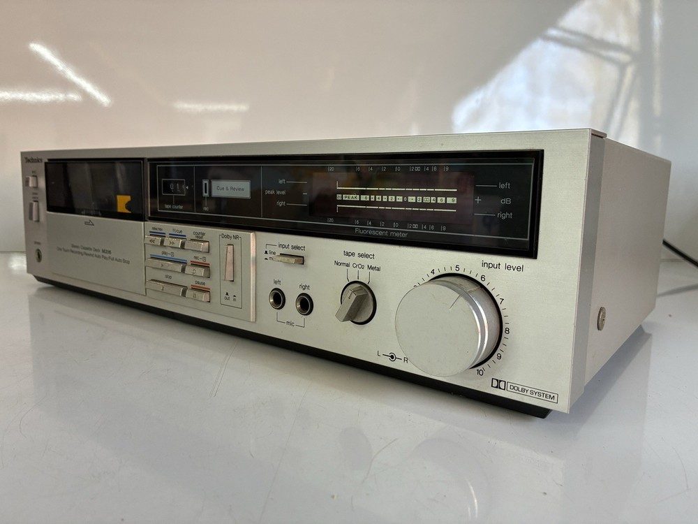 Technics RS-M216 Cassette Tape Deck Read Description