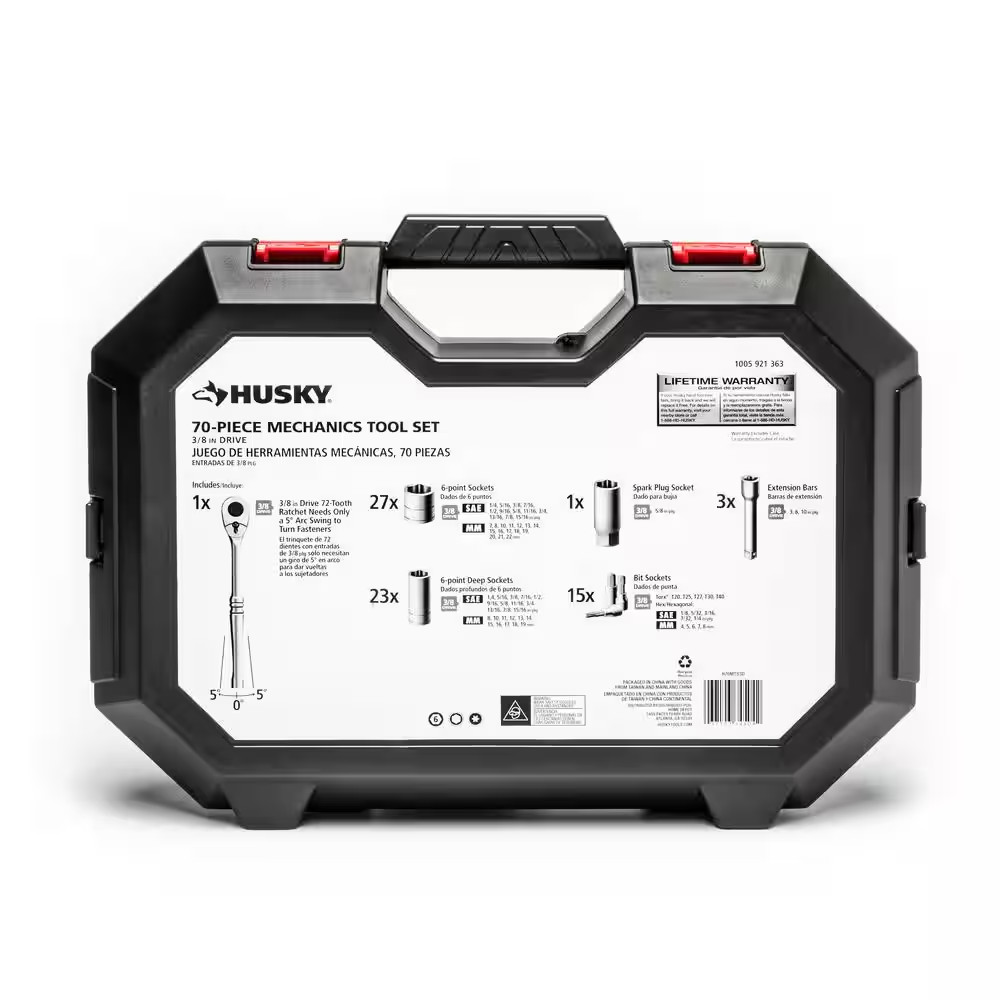 3/8 In. Drive Mechanics Tool Set (70-Piece)