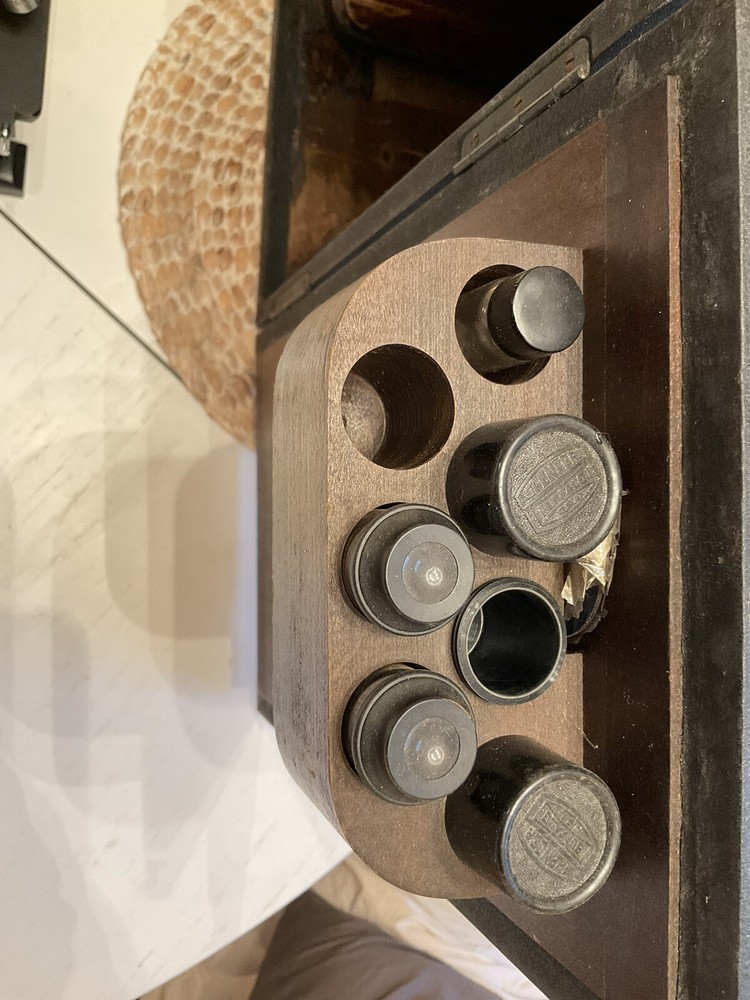 Vintage Spencer Buffallo Microscope With Case