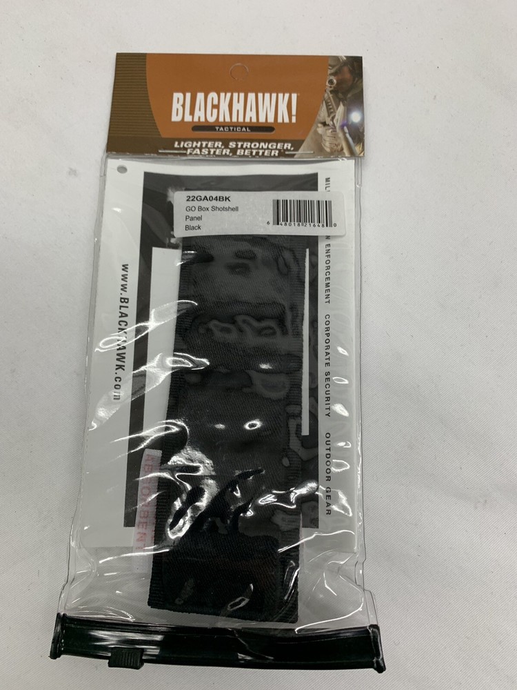 BlackHawk Go Box Shotshell Panel ,Black 22GA04BK Shotgun