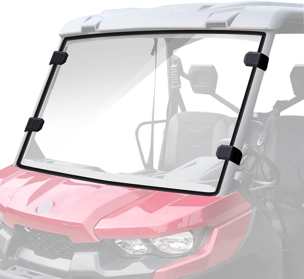 For Can Am Defender HD 5/8/10 2016-2025 Scratch-Resistant Front Windshield PC