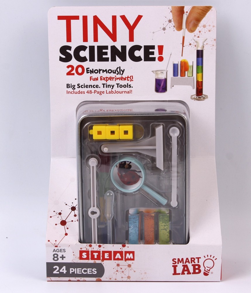 SmartLab Toys Tiny Science - 20 Enormously Fun Experiments. Big Science.