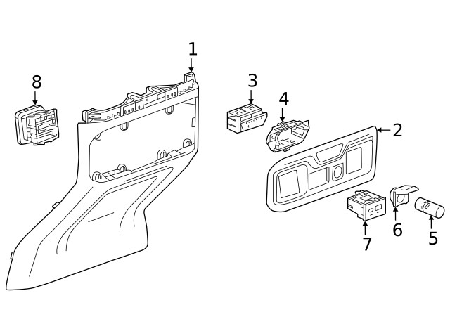 Genuine GM USB Port 13540949
