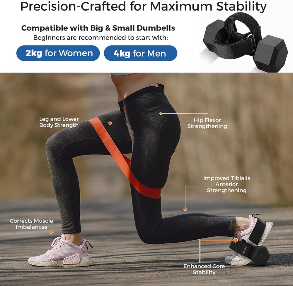 Monkey Foot Dumbbell Attachment for Glute Kickback Women'S Leg Exercise Workouts