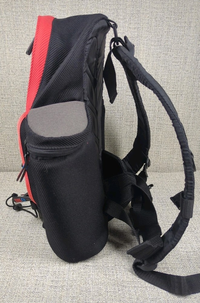 SWIX Backpack Small Bag Black Red 16" x 14"
