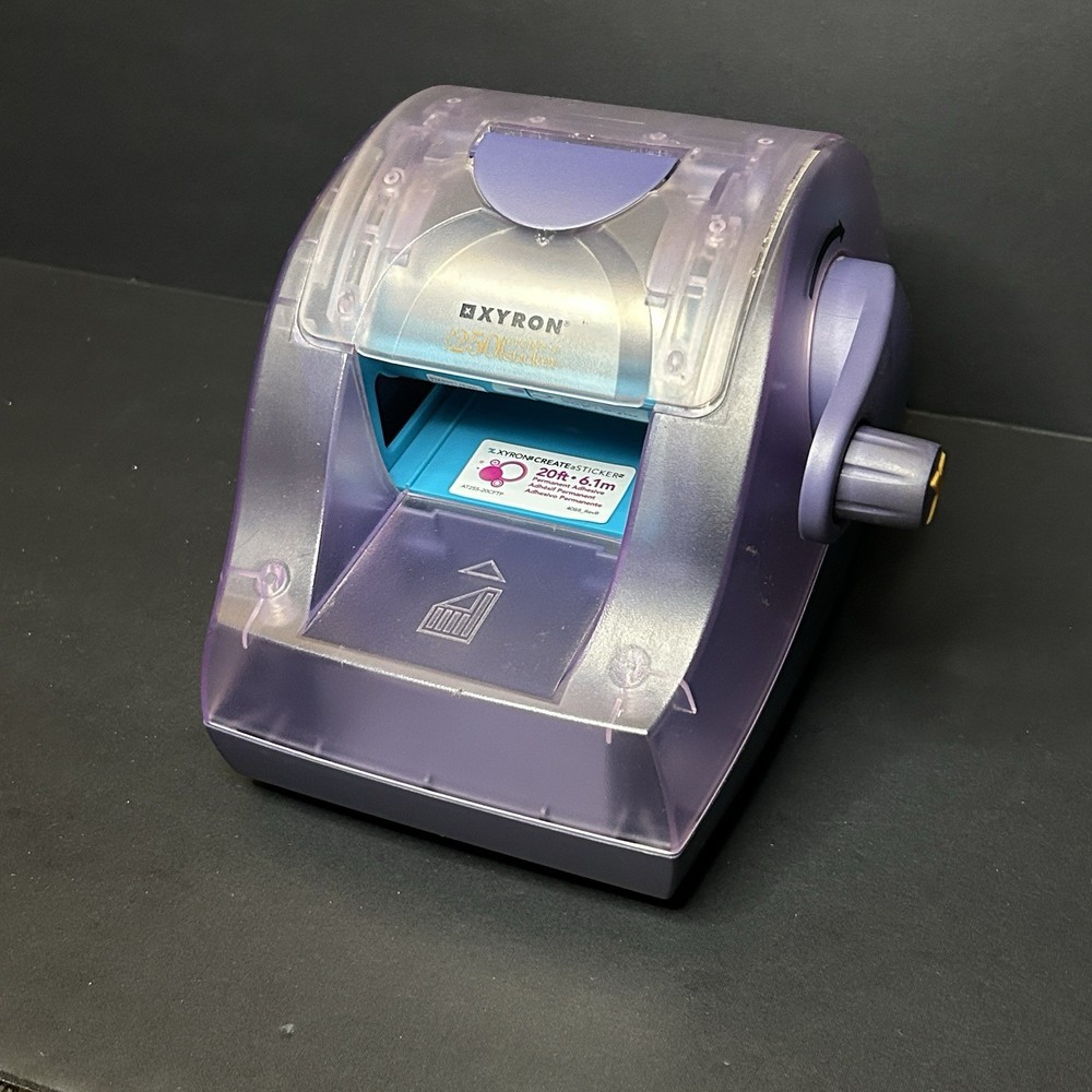 Xyron Model 250 Create-a-Sticker and Label Maker Mini Machine Manual Handheld