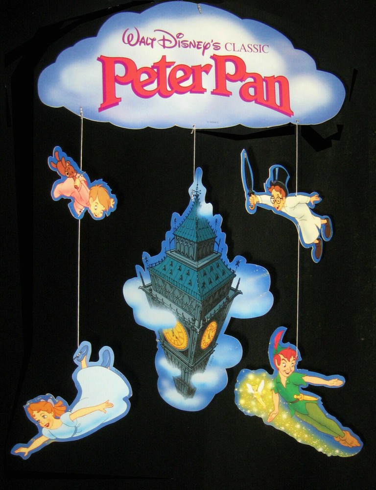 Walt Disney's Classic PETER PAN • 1990 Video Release Mobile • Unused