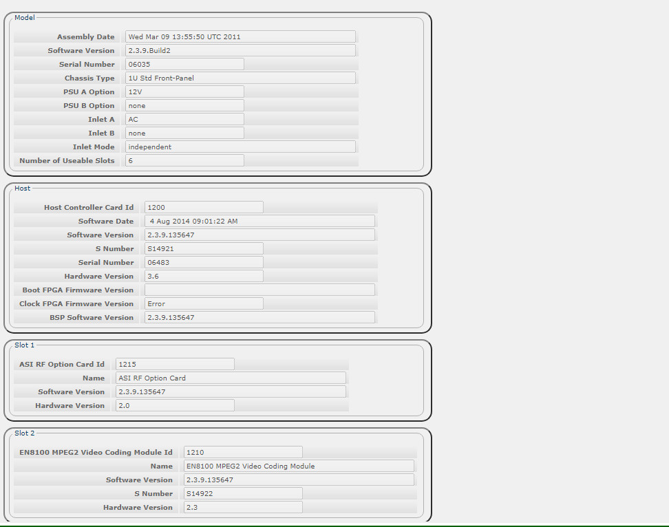 Ericsson MediaKind Video Processor Encoder EN8190 EN8100 ASI ATSC RF MPEG4