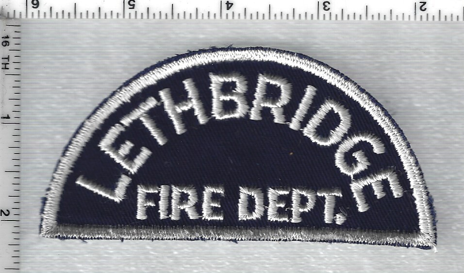 Lethbridge Fire Department (Alberta, Canada) Shoulder Patch
