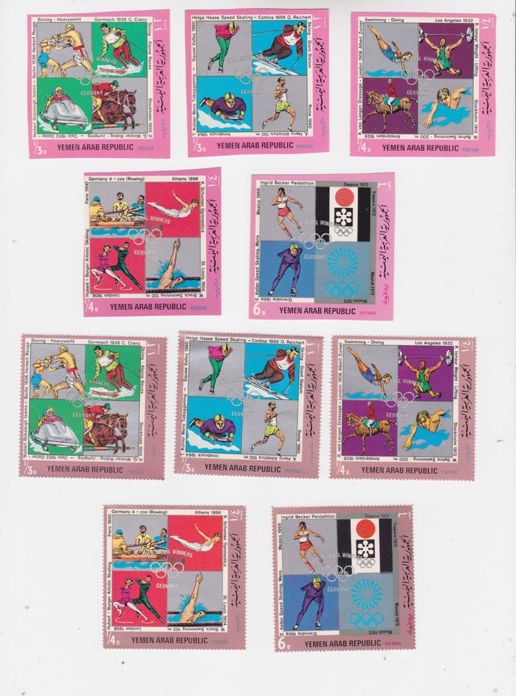 yemen olympics  + imperf,MNH       n2046
