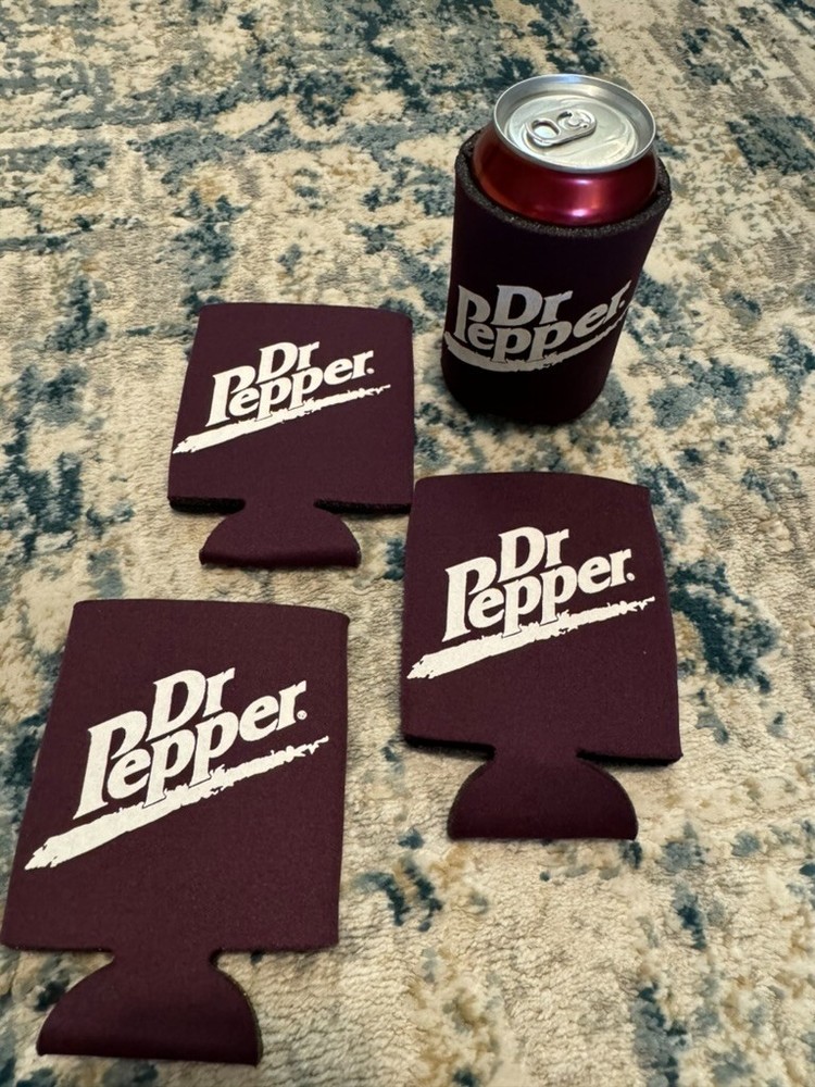 Dr. Pepper Coozie Koozie NEW 4 pack.