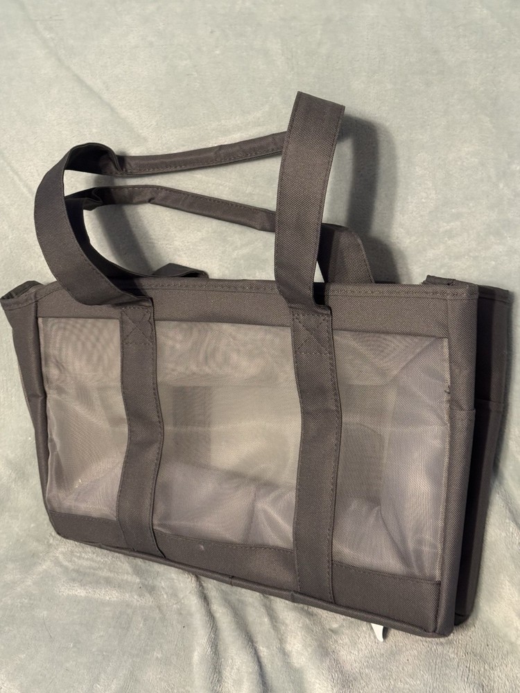 FurHaven Medium Durable Mesh Soft-Sided Pet Tote Carrier, Gray
