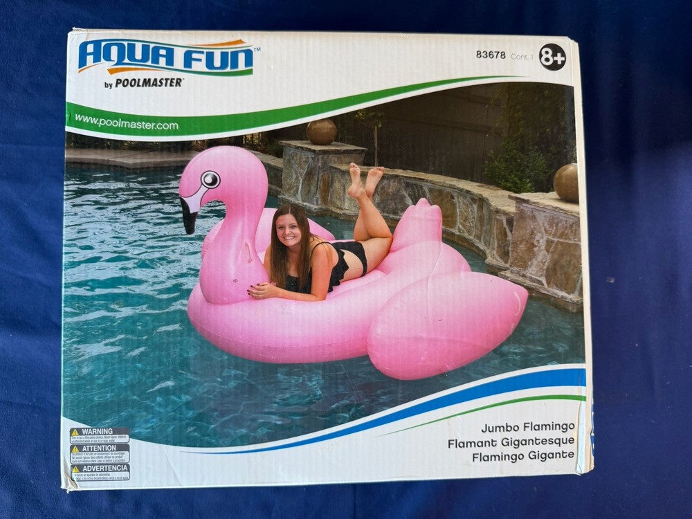 Poolmaster Jumbo Flamingo Swimming Pool Float - 83678