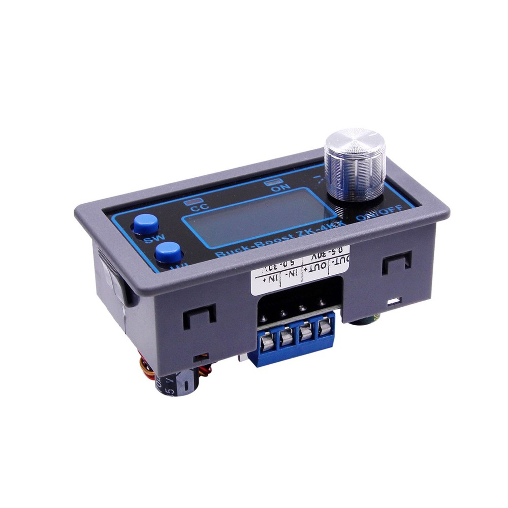 DC Adjustable Step-Up Down Buck Boost Power Supply Voltage Regulator LCD Module.