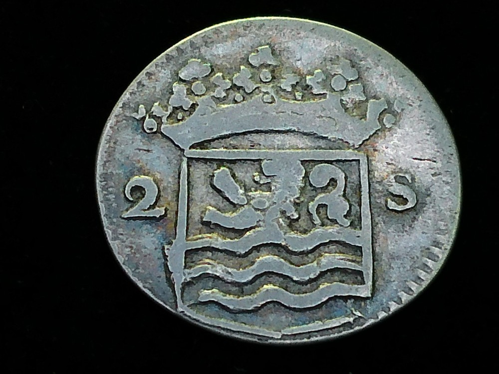 1732 Colonial Silver Two Stuivers - Zeeland