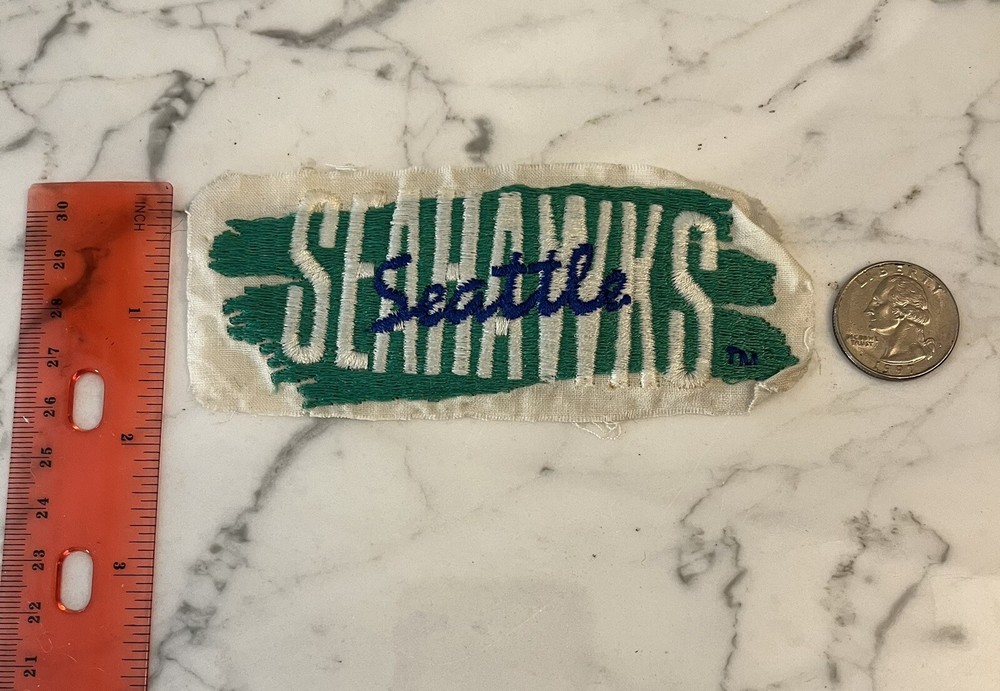 Seattle Seahawks Embroidered Patch Vintage