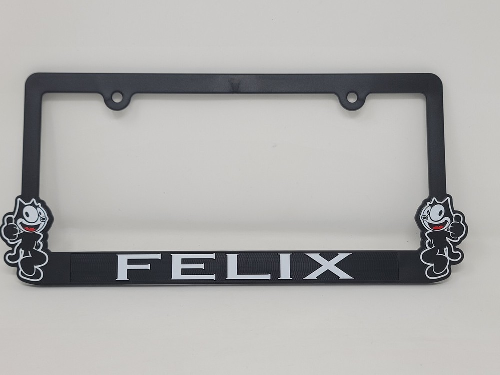LICENSE PLATE FRAME with the Famous Cat